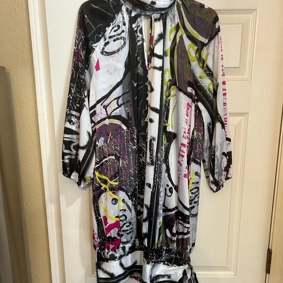 GABRIELLE UNION New York and Company Bubble Hem Dress - Picture 1 of 6